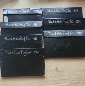 United States Proof Set Collection 1973 Thru 1979